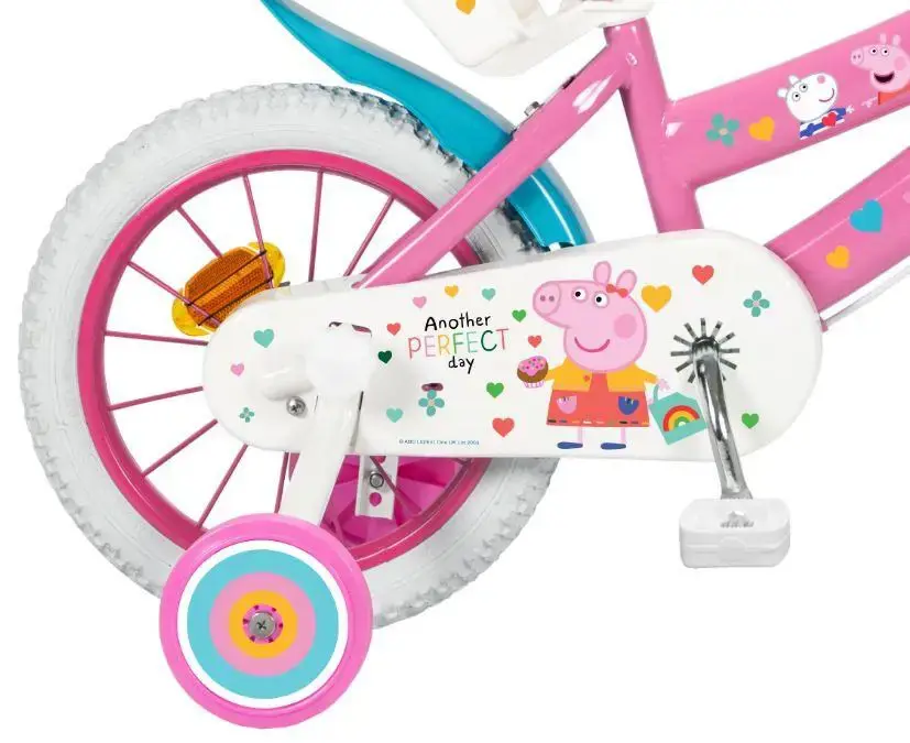 Toimsa dviratis 14 colių Peppa Pig rožinė
