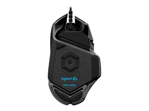 LOGITECH G502 laidinė žaidimų pelė - HERO - BLACK - USB - EWR2