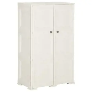 Plastikinė spintelė, angoros, 79x43x125cm, medienos dizaino