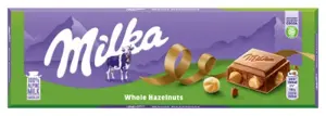 Šokoladas Milka Whole Nuts 250 g.