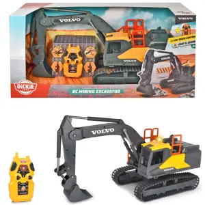 DICKIE Construction Volvo kasybos ekskavatorius RC, nuotolinio valdymo 60 cm