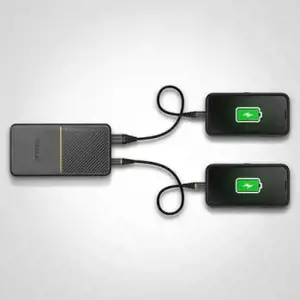 "OTTERBOX" MAITINIMO BANKAS 10K MAH USB A&amp;C 18W USB-PD - JUODAS