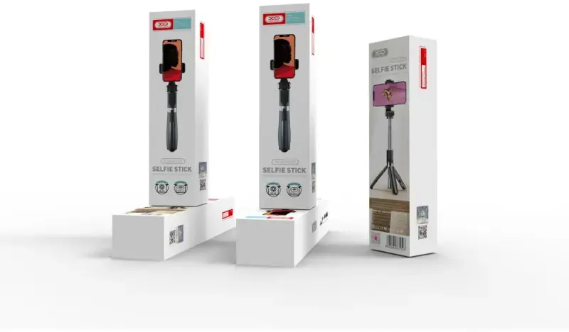 XO selfie stick Bluetooth tripod SS08 black