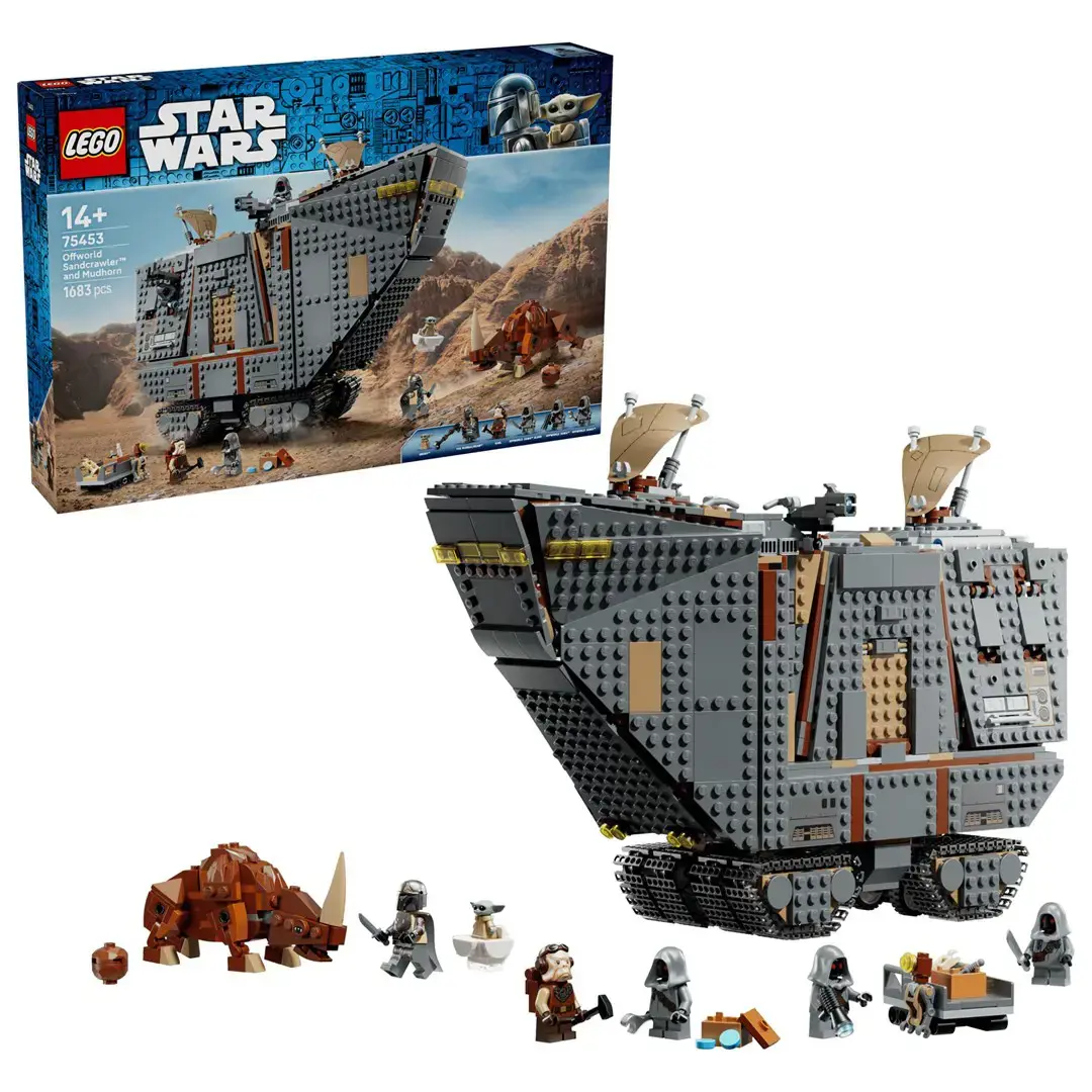 LEGO STAR WARS 75453 Offworld Sandcrawler and Mudhorn