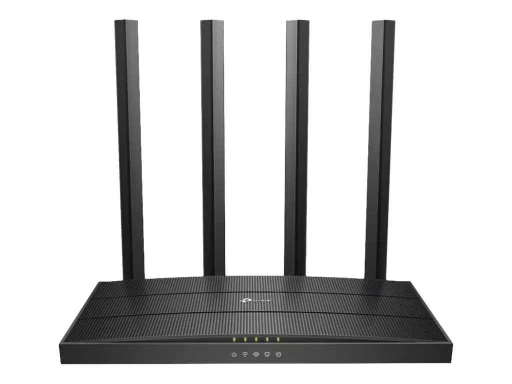 TP-Link AC1900 belaidis MU-MIMO "Wi-Fi" maršrutizatorius, "Wi-Fi 5" (802.11ac), dviejų dažnių (2,4 GHz / 5 GHz), Ethernet LAN, juodas, stalinis maršrutizatorius
