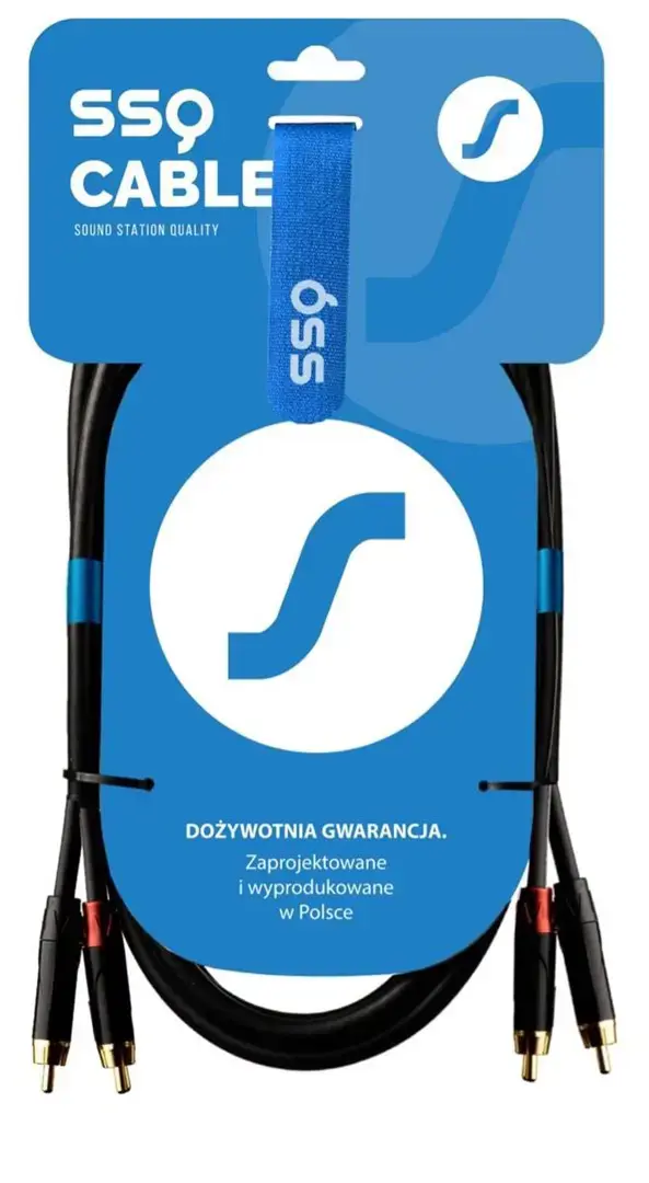 SSQ RCARCA2 SS-1432 Cable 2x RCA - 2x RCA 2 m Black