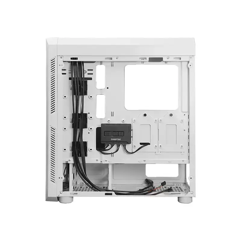 CHIEFTEC Scorpion 3 White edition ATX gaming with 4x120 A-RGB fan 2 tempered glass side and front