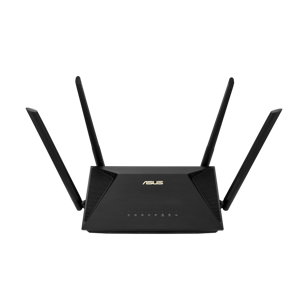 ASUS RT-AX53U, "Wi-Fi 6" (802.11ax), dviejų dažnių (2,4 GHz / 5 GHz), Ethernet LAN, 3G, juodas, stalinis maršrutizatorius