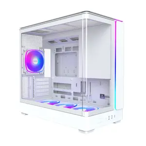 Case MONTECH micro ATX/Mini-ITX White Midi Tower PC KING 15 PRO KING15PRO(W)