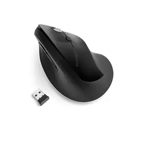 "Kensington Pro Fit® Ergo" vertikali belaidė pelė, dešinioji, optinė, RF belaidė, 1600 DPI, juoda