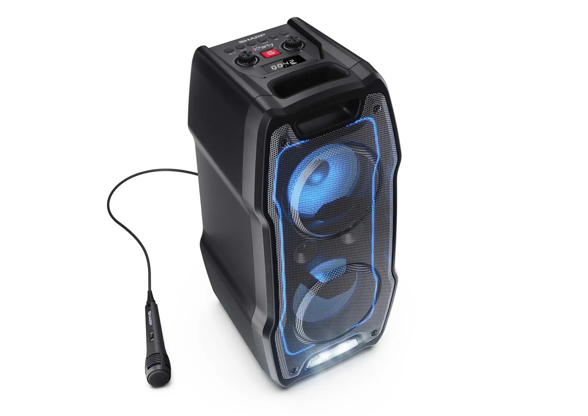 Sharp Party Speaker System with Built-in Battery | PS-931 | 180 W | Waterproof | Bluetooth | Black | Portable | Wireless connection