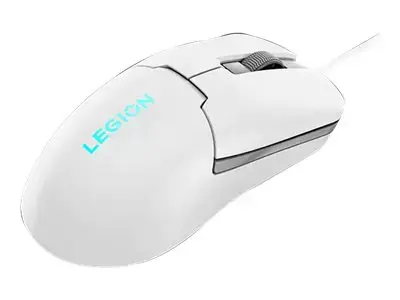 Lenovo MICE_BO "Legion M300s" pelė-balta, optinė, A tipo USB, 8000 DPI, balta