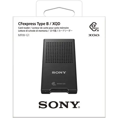 Sony MRW-G1, CF, XQD, juoda, USB 3.2 Gen 1 (3.1 Gen 1) Type-C, 1 vnt.