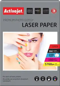 Blizgus Fotopopierius Activejet, A4, 160 g/m², 100 psl.