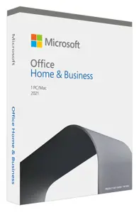 Microsoft Office Home and Business 2021 English EuroZone Medialess