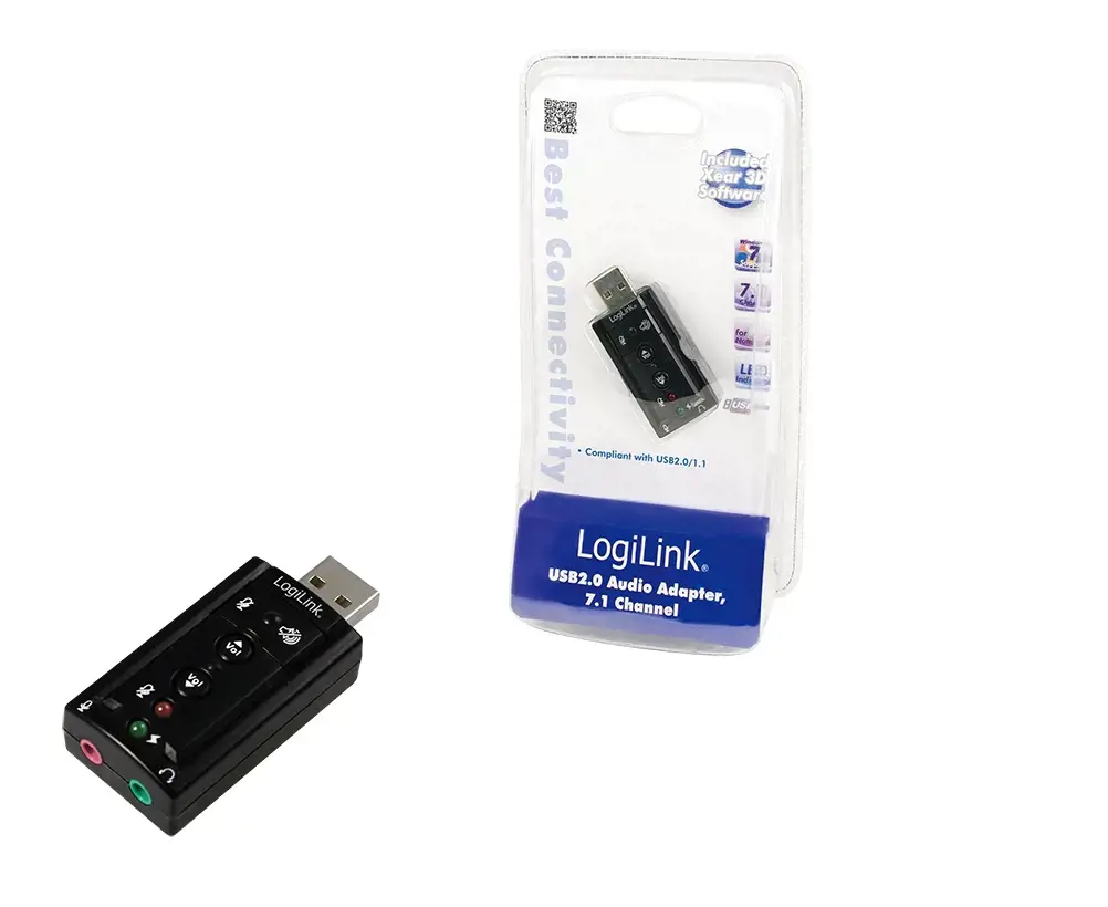 "Logilink" USB garso adapteris, 7.1 garso efektas