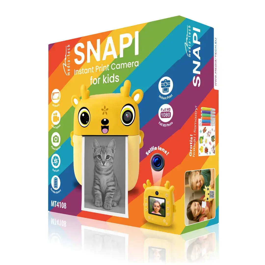 Digital kids’ camera with thermal printer SNAPI MT4108