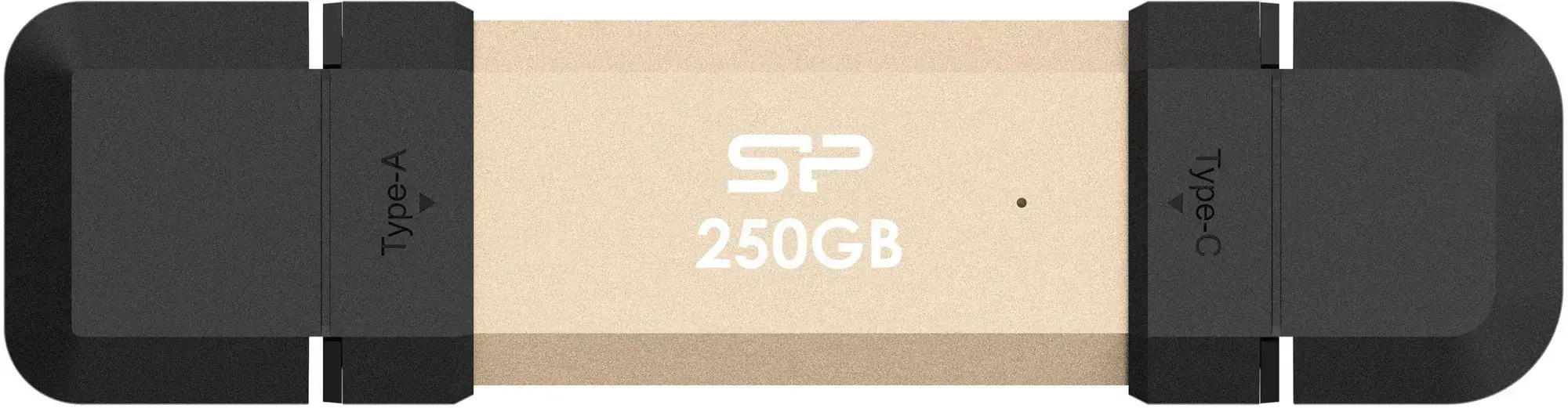 Silicon Power DS72 | 250 GB | USB Type-A/USB Type-C 3.2 Gen 2 | Gold
