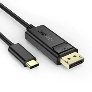 Choetech unidirectional USB Type C monitor video cable - Display Port 4K 1,8m black (XCP-1801BK)