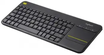 LOGITECH KEYBOARD K400 PLUS WIRELESS TOUCH GREY