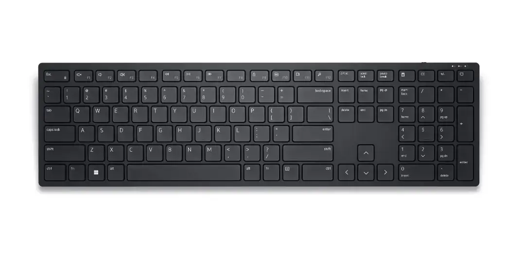 DELL KB500, pilno dydžio (100%), RF belaidis, QWERTY, juodas