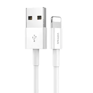 USB-Lightning kabelis Vipfan X03, 3A, 1 m (baltas)