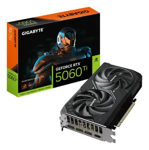 Vaizdo plokštė GIGABYTE GeForce RTX 5060 Ti 16 GB, GDDR7, N506TWF2MAX_OC-16GD