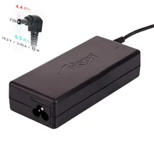 AKYGA AK-ND-19 nešiojamojo kompiuterio maitinimo adapteris AK-ND-19 19.5V/3.9A 75W 6.5x4.4 mm + kai…