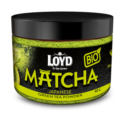 Ekologiški žaliosios arbatos milteliai LOYD Matcha, 40 g LT-EKO-001