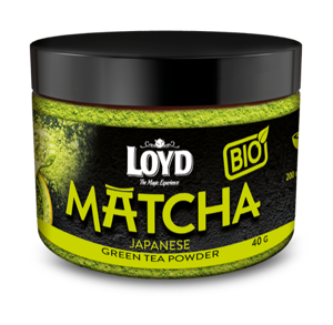 Ekologiški žaliosios arbatos milteliai LOYD Matcha, 40 g LT-EKO-001