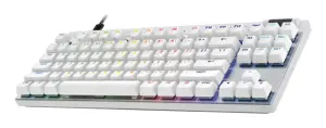Logitech G PRO X TKL Rapid keyboard Gaming USB QWERTY US International White