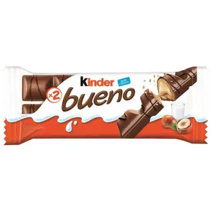 KINDER BUENO vaflinis batonėlis, 43g