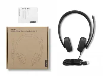 LENOVO USB-A WIRED STEREO HEADSET GEN 2