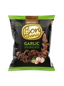 Juodos duonos traškučiai BON CHANCE, su česnakais, 120 g