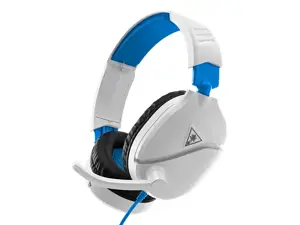 "Turtle Beach Recon 70" žaidimų ausinės PS5, PS4 ir PS4 Pro, laidinės, žaidimų, 20-20000 Hz, 571,5 g, ausinės, juodos, mėlynos, baltos spalvos
