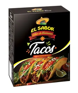 Rinkinys EL SABOR, Tacos, 335 g