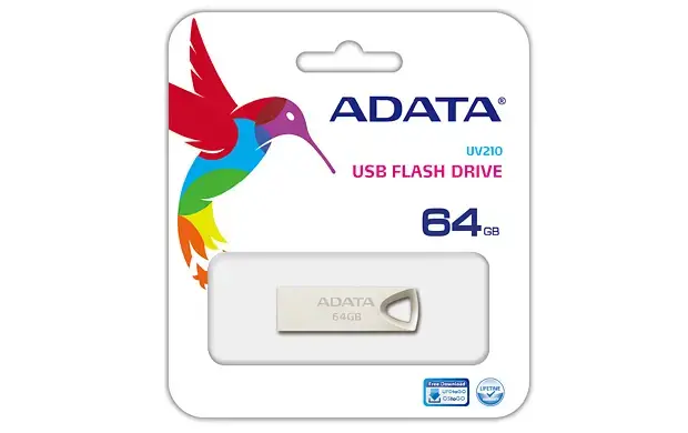 ADATA 64GB USB2.0 UV210 Silver