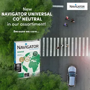 Biuro popierius NAVIGATOR CO2 NEUTRAL, A4, 80 g/m2, 500 lapų