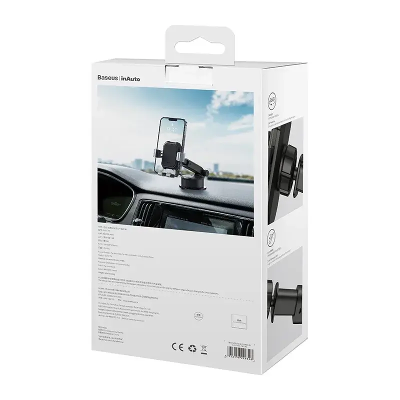 Baseus SUYL-TK01 universalus automobilio orlaidės laikiklis prietaisams juodas