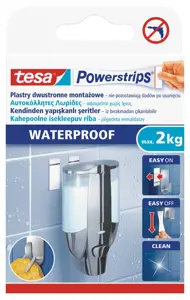 Dvipusio lipnumo nuimamos juostelės TESA Powerstrips Waterproof Strips Large, didelės,atsparios van…