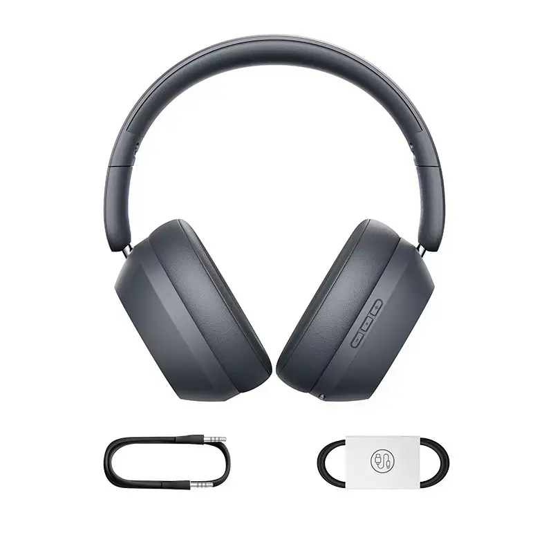 Baseus Bass 35 Max Headphones Wired & Wireless Head-band Music USB Type-C Bluetooth Grey