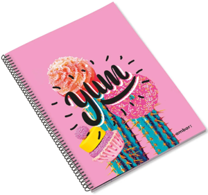A4 Spiral Book 80sh 90G THINK POP Lin