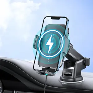 Joyroom car holder with wireless charger 15W for cockpit dashboard black (JR-ZS245)