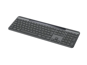 Logitech Signature Slim Solar+ K980 for Business Belaidė klaviatūra, RF+Bluetooth, US Int, Graphite