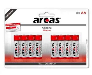 "Arcas" AA/LR6, šarminis, 8 vnt.