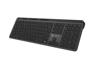 Natec Keyboard, Medusa, US Layout, X- Scissors Slim, Wireless, Black | Natec