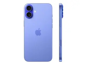 Apple | iPhone 16 Plus | Ultramarine | 6.7 " | Super Retina XDR | 2796 x 1290 pixels | A18 | Internal RAM 8 GB | 128 GB | Dual SIM | 4G | 5G | Main camera resolution 48+12 MP | Secondary camera resolution 12 MP | iOS | 18