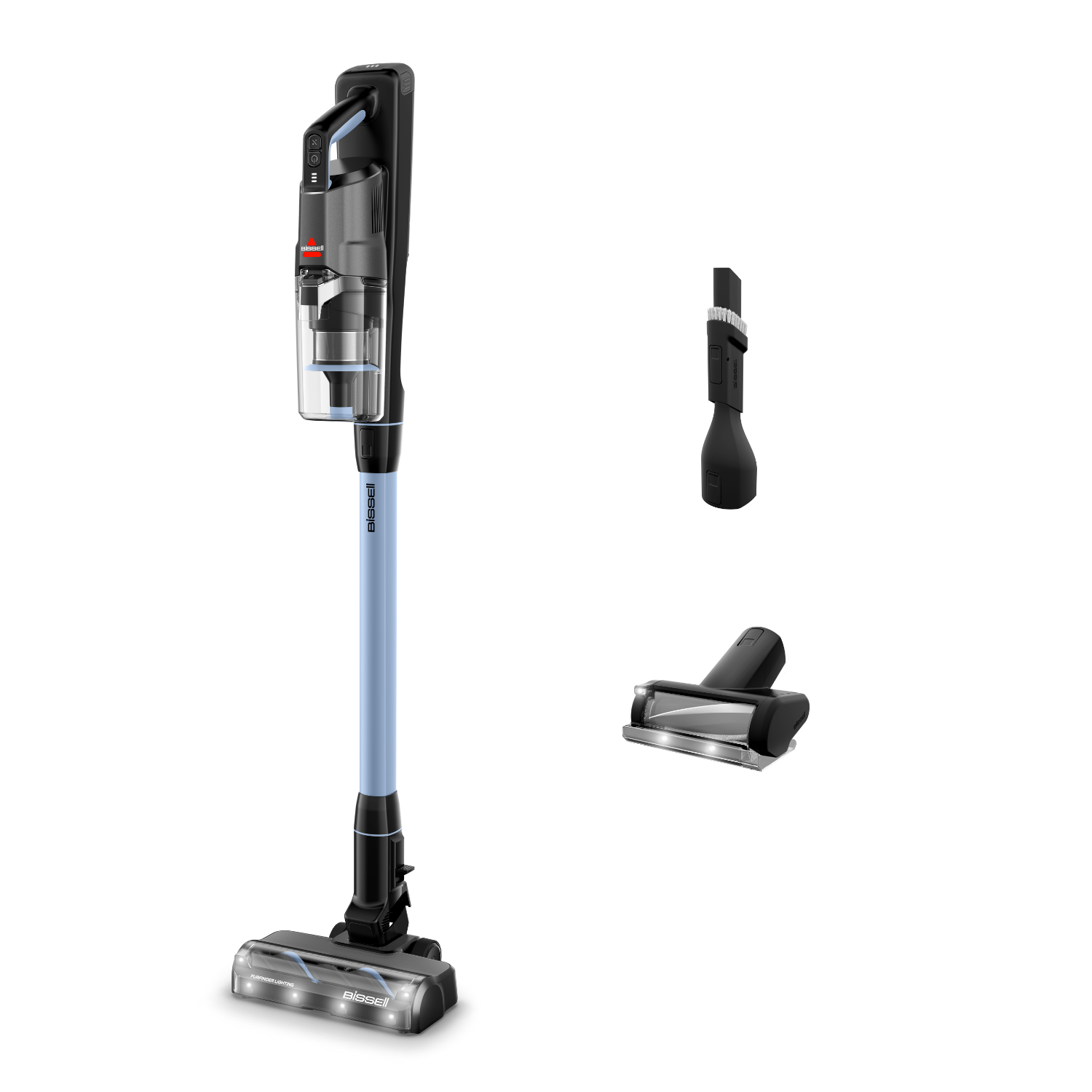 Bissell Stick Vacuum | PowerClean FurFinder Select | Cordless operating | 200 W | 25.2 V | Operating time (max) 40 min | Black/Titanium/Lake Blue | Warranty 60 month(s) | Battery warranty 24 month(s)
