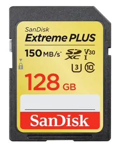 SanDisk Extreme PLUS 128GB SDXC Memory Card + 2 years RescuePRO Deluxe up to 190MB/s & 90MB/s Read/…