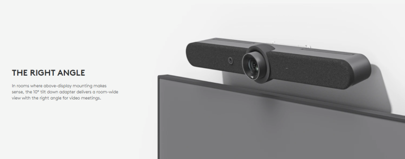 "Logitech" sieninis vaizdo juostų laikiklis, sieninis laikiklis, baltas, sieninis, "Logitech", "Rally Bar", "Rally Bar Mini", 236 mm